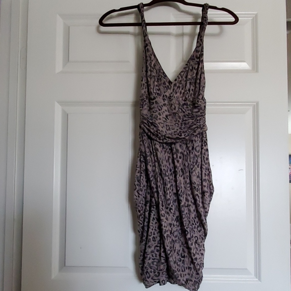 Guess gray and black dress